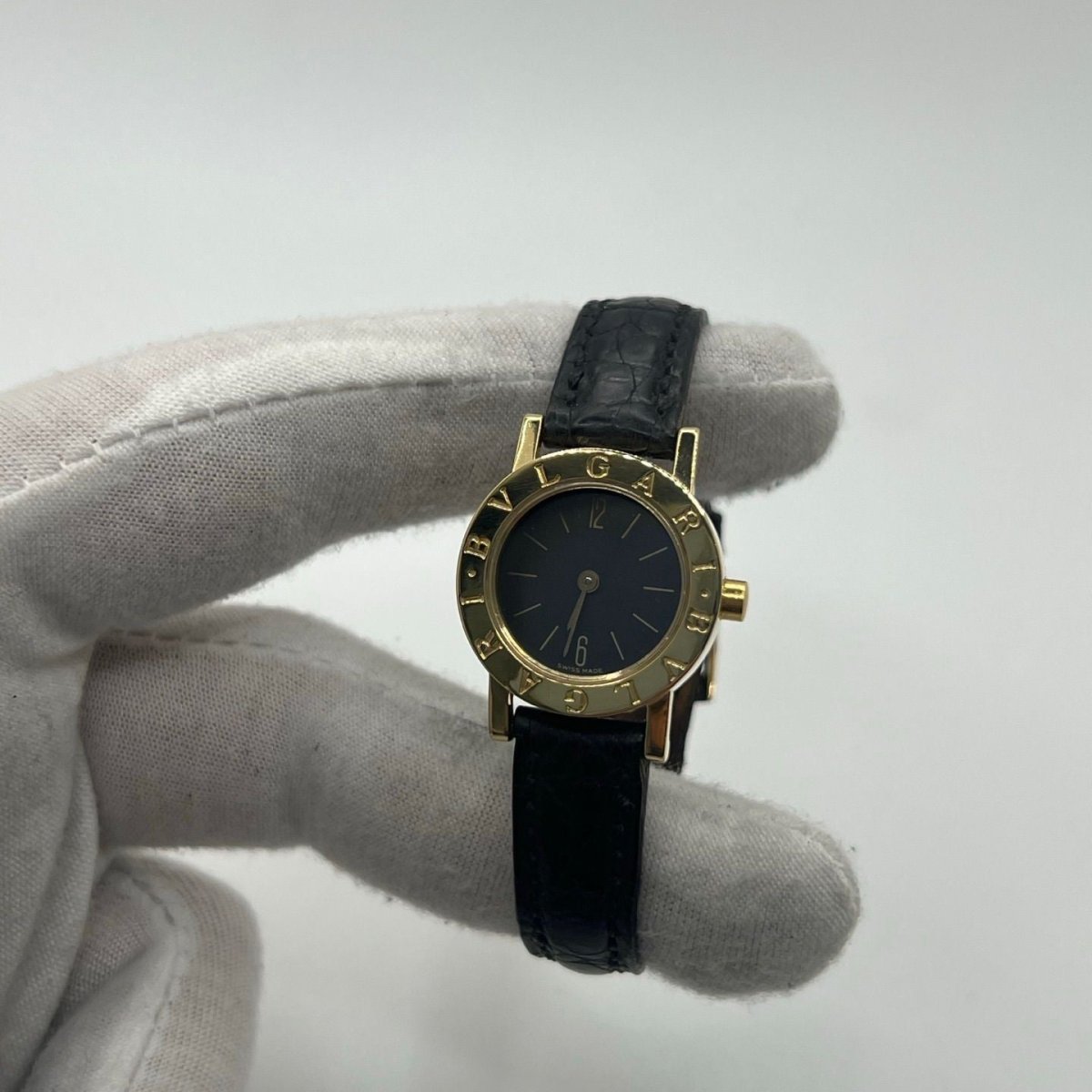 Montre BULGARI "Bulgari Lady" en or jaune et cuir - Castafiore