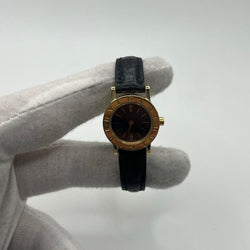 Montre BULGARI "Bulgari Lady" en or jaune et cuir - Castafiore