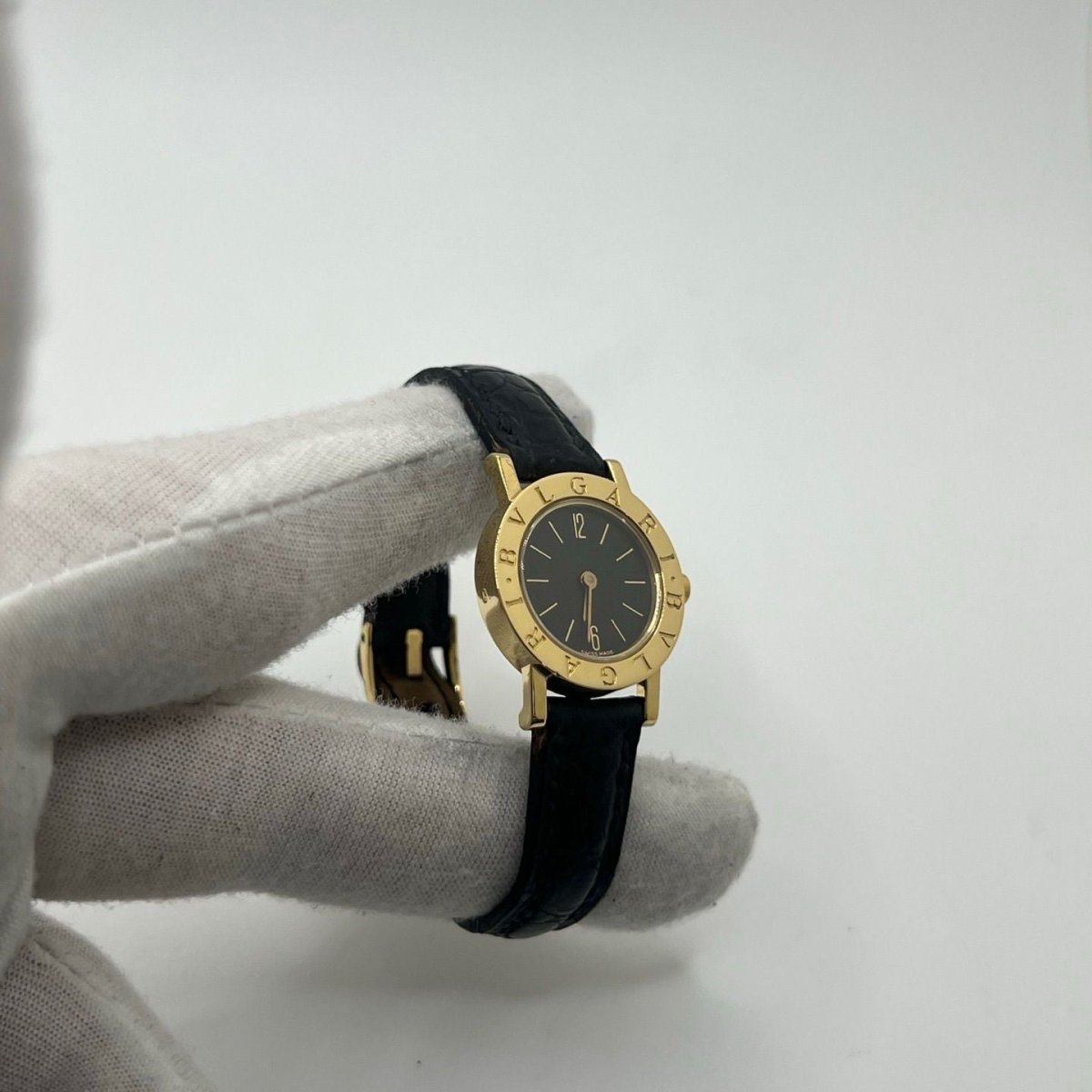 Montre BULGARI "Bulgari Lady" en or jaune et cuir - Castafiore