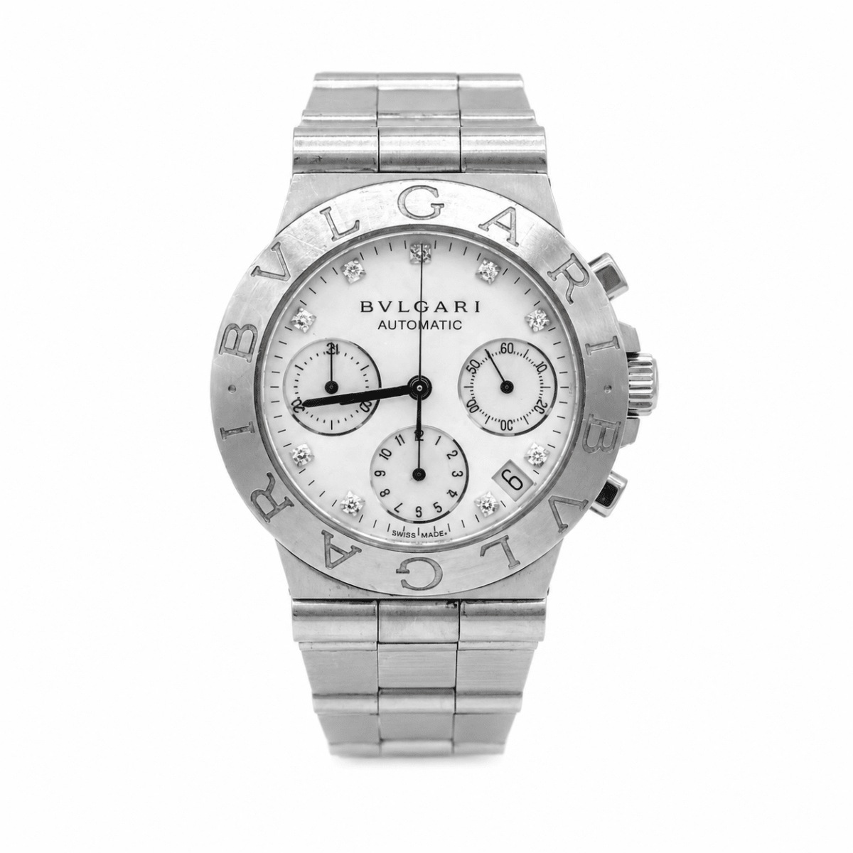 Montre BULGARI "Diagono" Chronographe Automatique - Castafiore