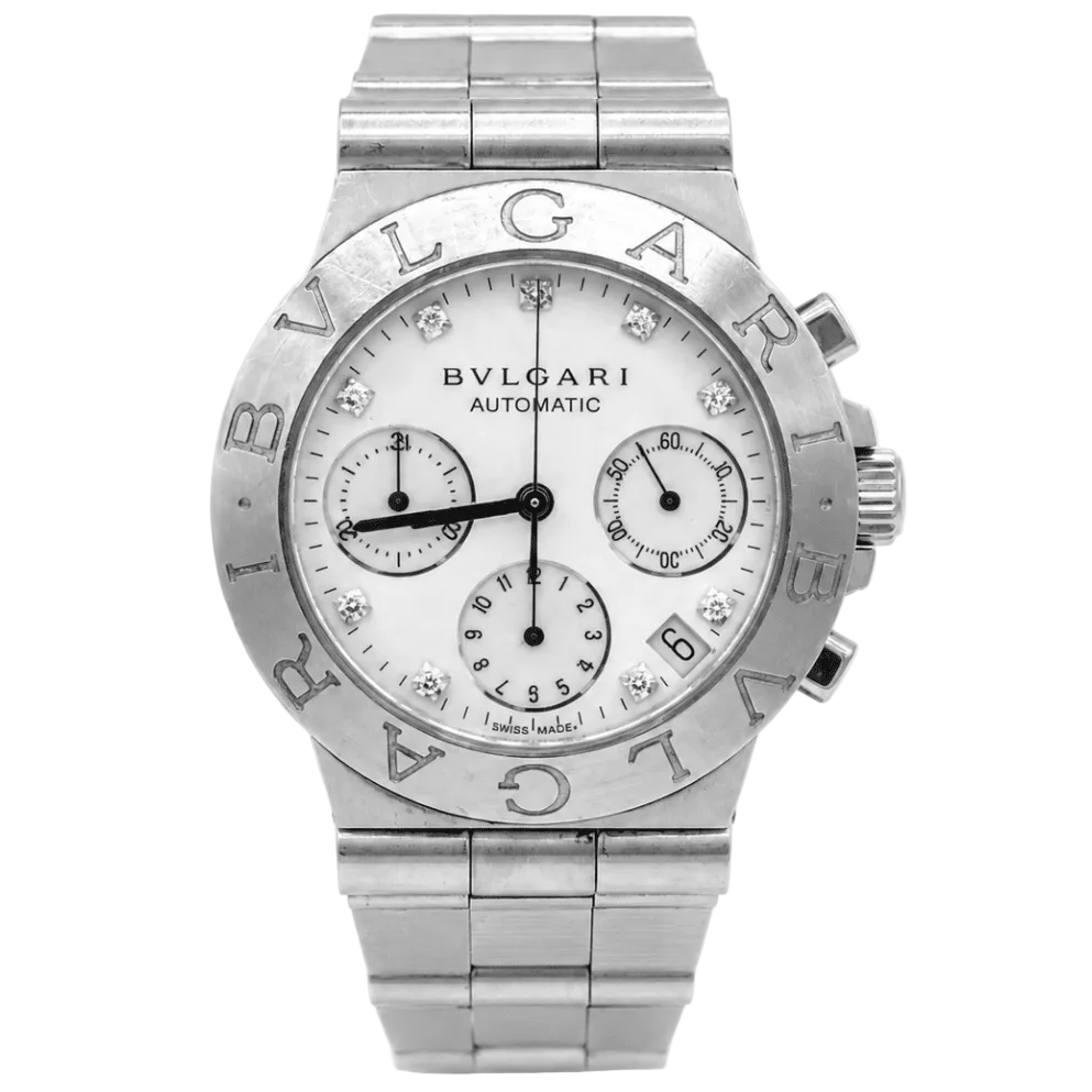 Montre BULGARI "Diagono" Chronographe Automatique - Castafiore
