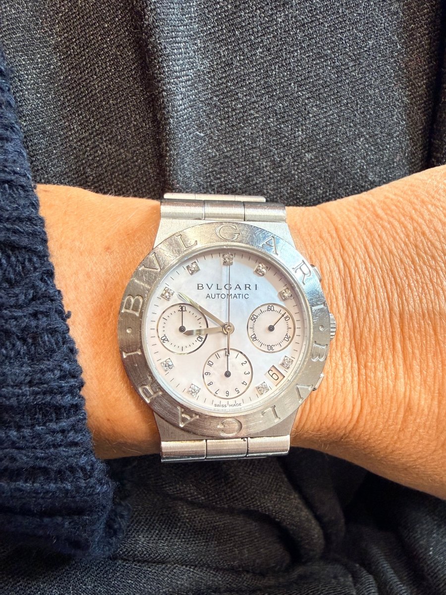 Montre BULGARI "Diagono" Chronographe Automatique - Castafiore