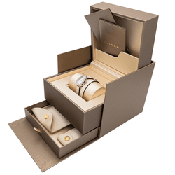 Montre BULGARI "SERPENTI" en acier et diamants - Castafiore