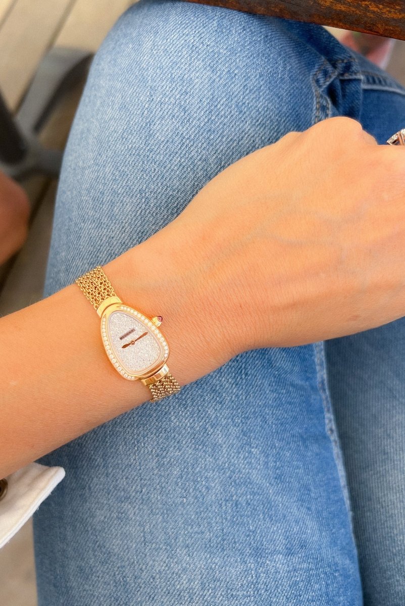 Montre Bvlgari collection Serpenti en or rose - Castafiore