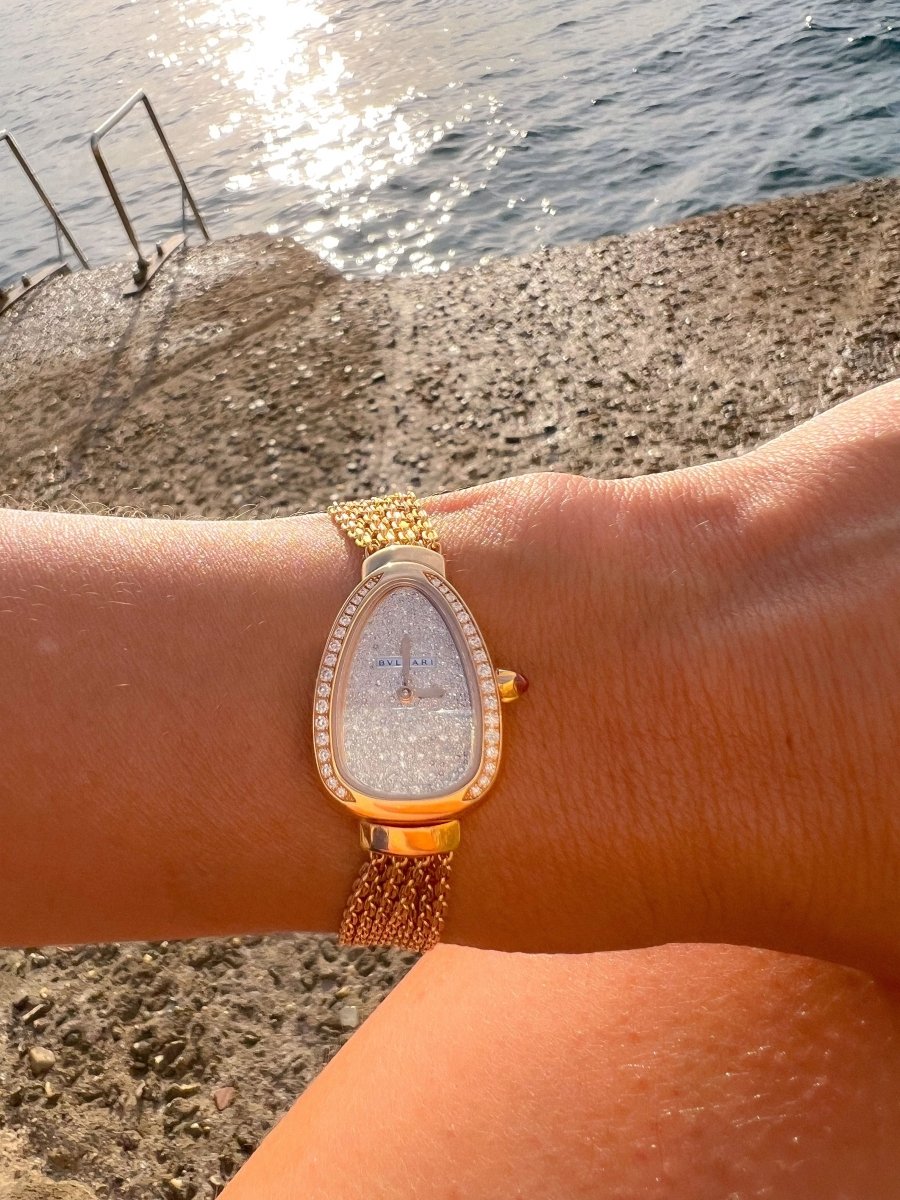 Montre Bvlgari collection Serpenti en or rose - Castafiore