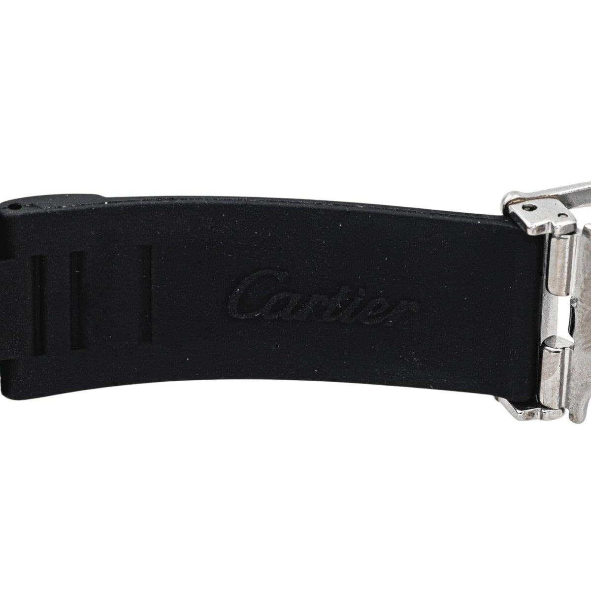 Montre CARTIER "21 Chronoscaph" en acier et quartz - Castafiore