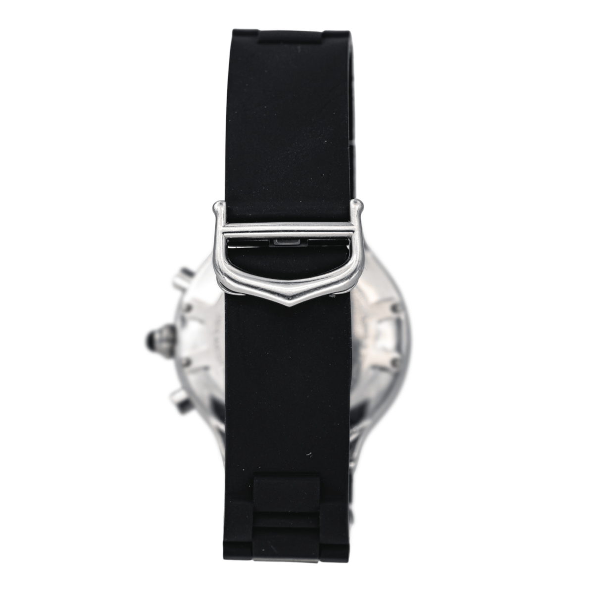 Montre CARTIER "21 Chronoscaph" en acier et quartz - Castafiore