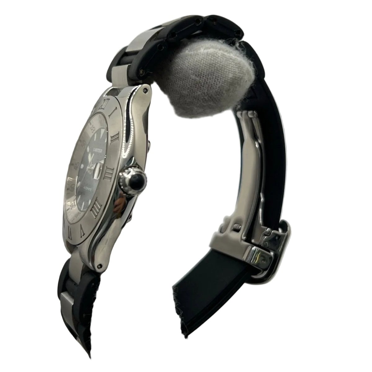 Montre CARTIER "21 Must de Cartier" en acier et caoutchouc - Castafiore