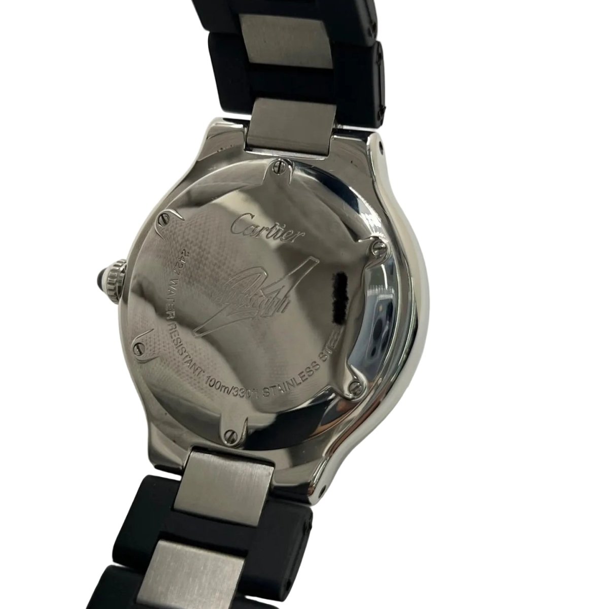 Montre CARTIER "21 Must de Cartier" en acier et caoutchouc - Castafiore