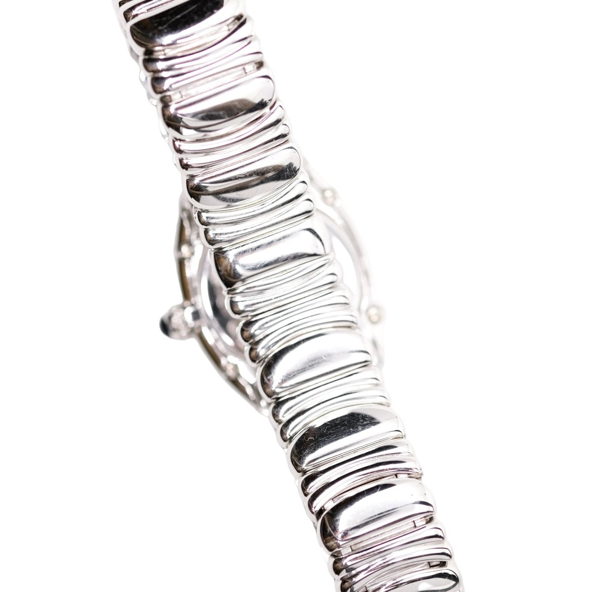 Montre CARTIER "Baignoire" en or blanc et quartz - Castafiore