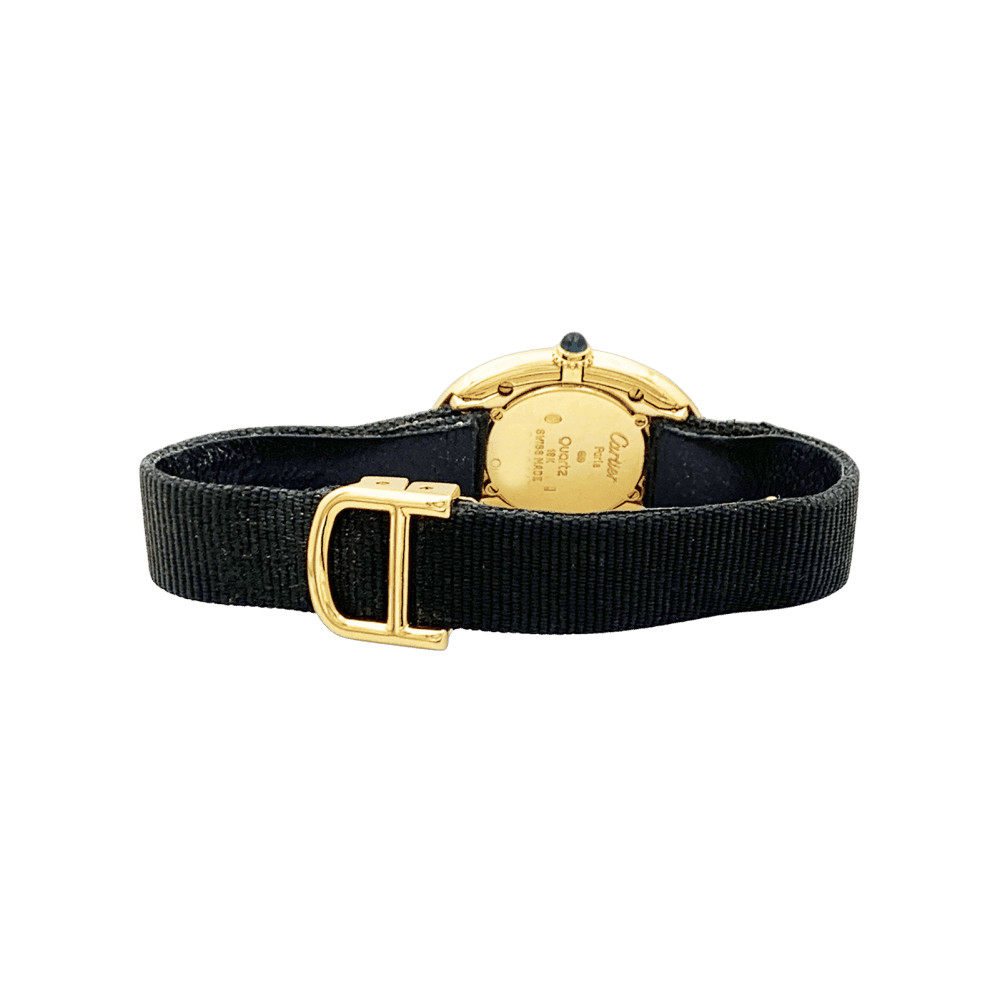 Watch Cartier, "Baignoire", yellow gold, folding clasp.