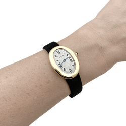Watch Cartier, "Baignoire", yellow gold, folding clasp.