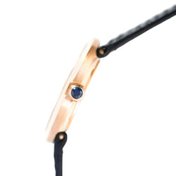 Montre CARTIER "Baignoire" en or rose et cuir - Castafiore