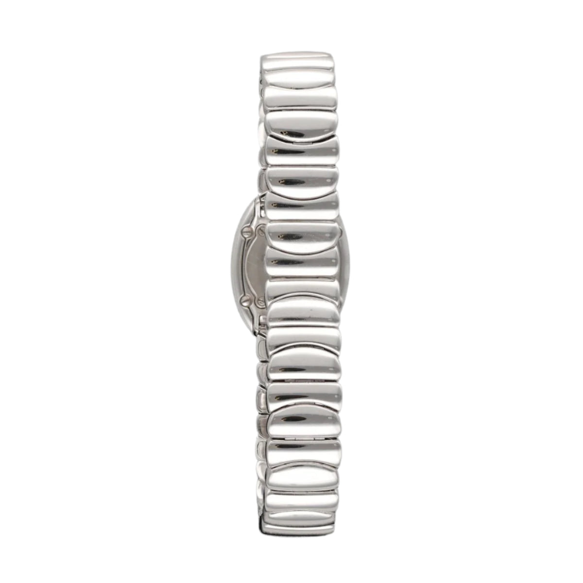 Montre Cartier Baignoire Mini de Dame en or gris 18k et diamants à quartz vers 2000. Ref : 2369. - Castafiore