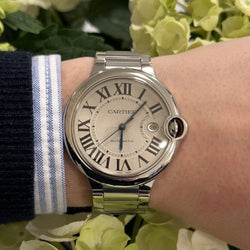 Montre Cartier Ballon Bleu en acier 42 mm Automatique de 2011. Full set - Castafiore