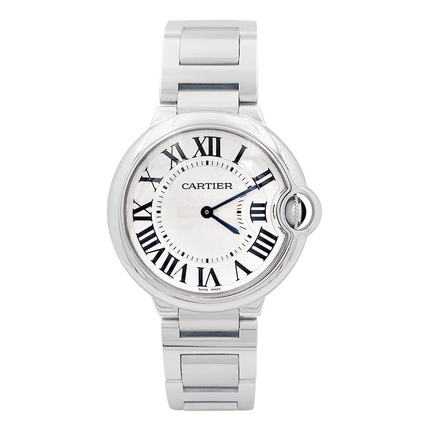 Montre CARTIER, "Ballon Bleu", en acier - Castafiore