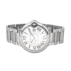 Montre CARTIER "Ballon" en acier et argent - Castafiore