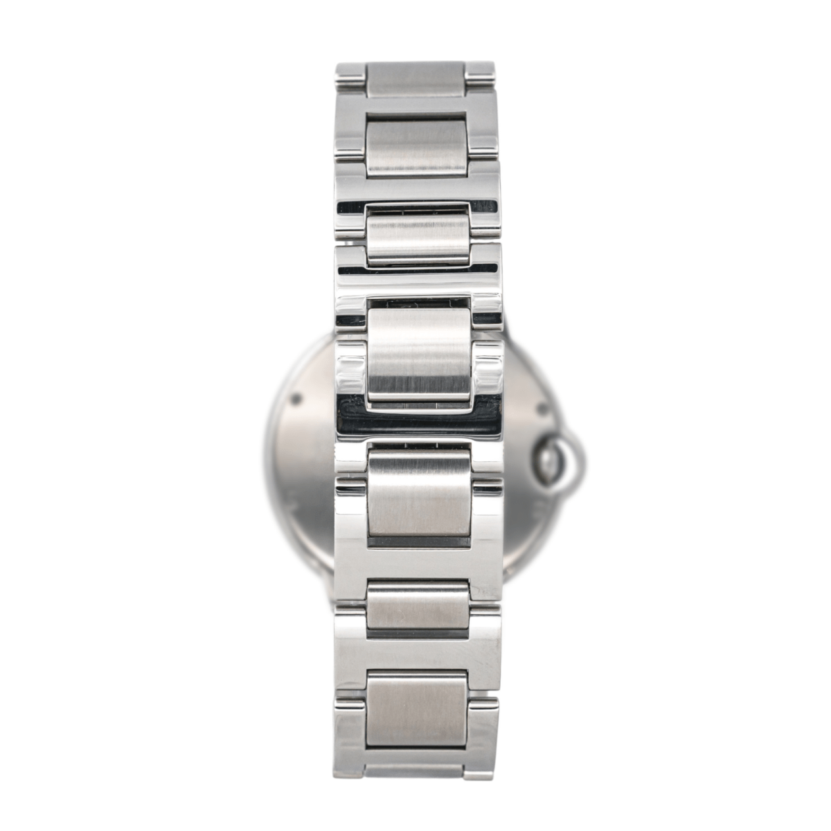 Montre CARTIER "Ballon" en acier et argent - Castafiore