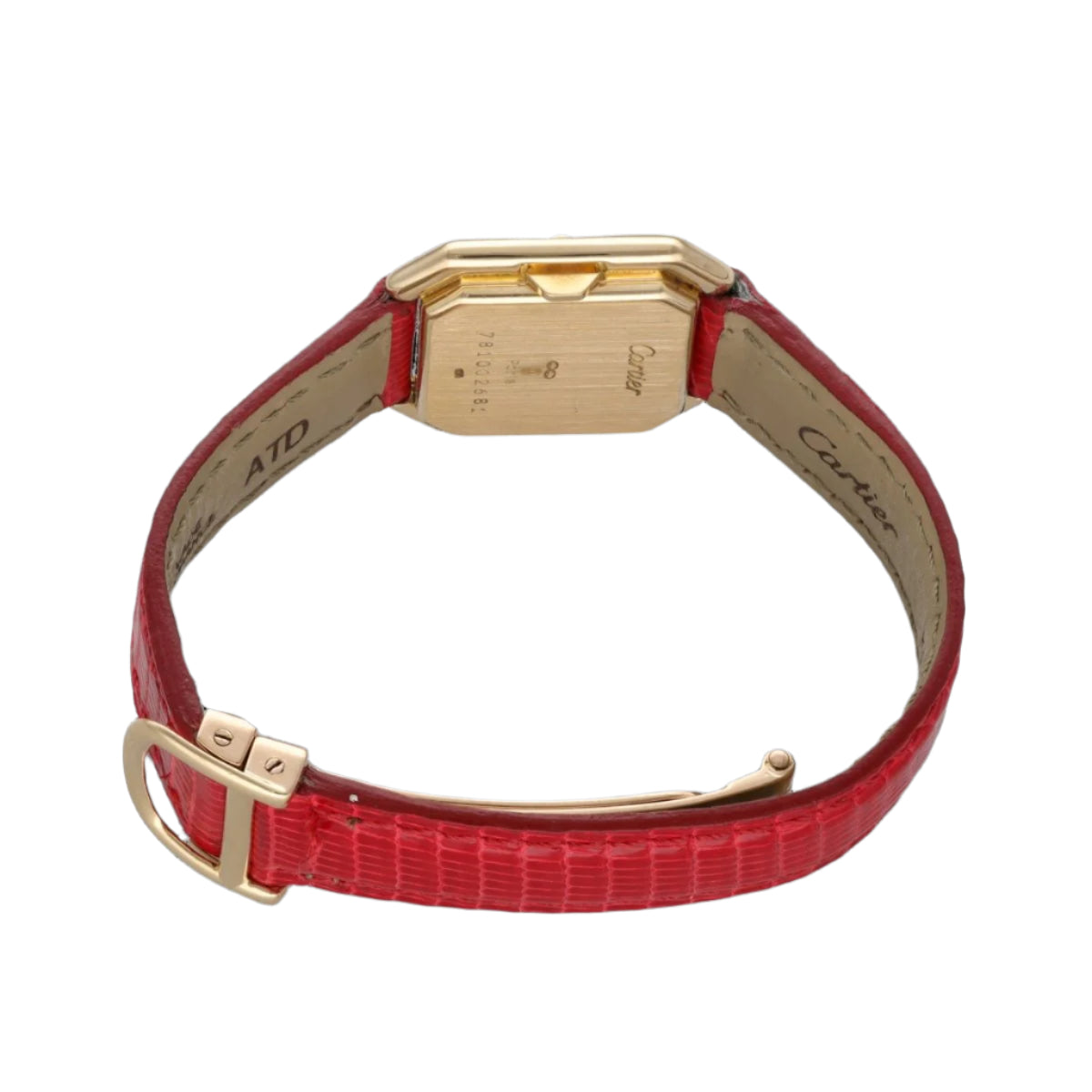 Montre Cartier Ceinture Dame en or jaune 18K – Mécanique – 24,5 mm – Vers 1970 - Castafiore