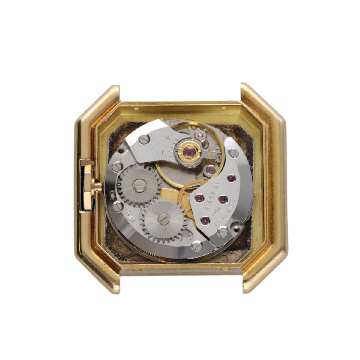 Montre Cartier Ceinture Dame en or jaune 18K – Mécanique – 24,5 mm – Vers 1970 - Castafiore