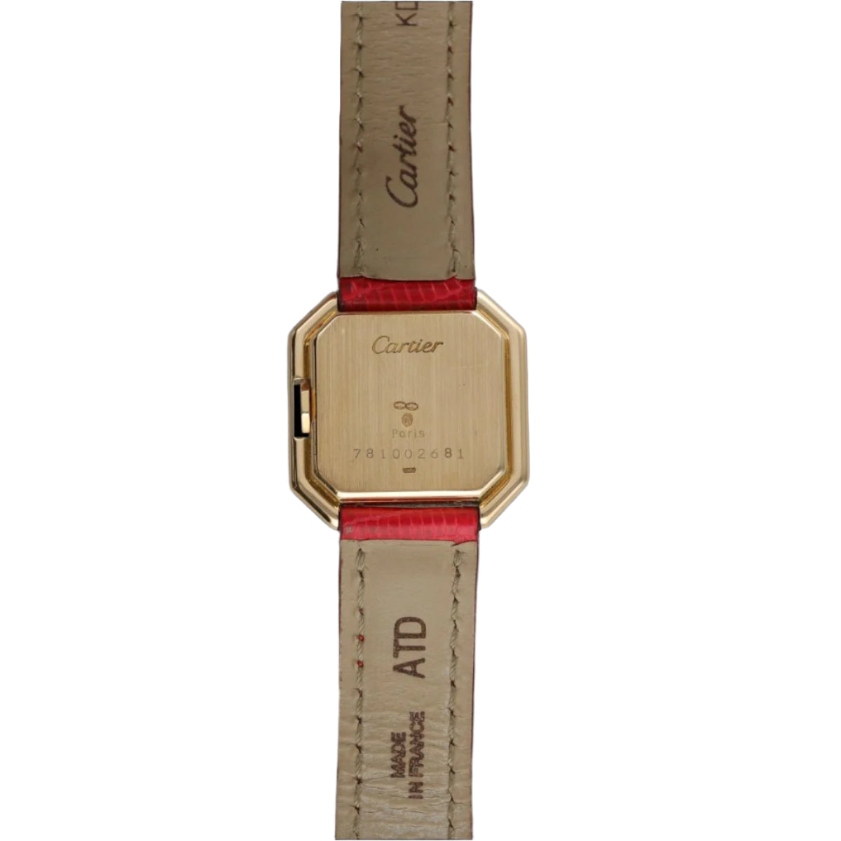 Montre Cartier Ceinture Dame en or jaune 18K – Mécanique – 24,5 mm – Vers 1970 - Castafiore
