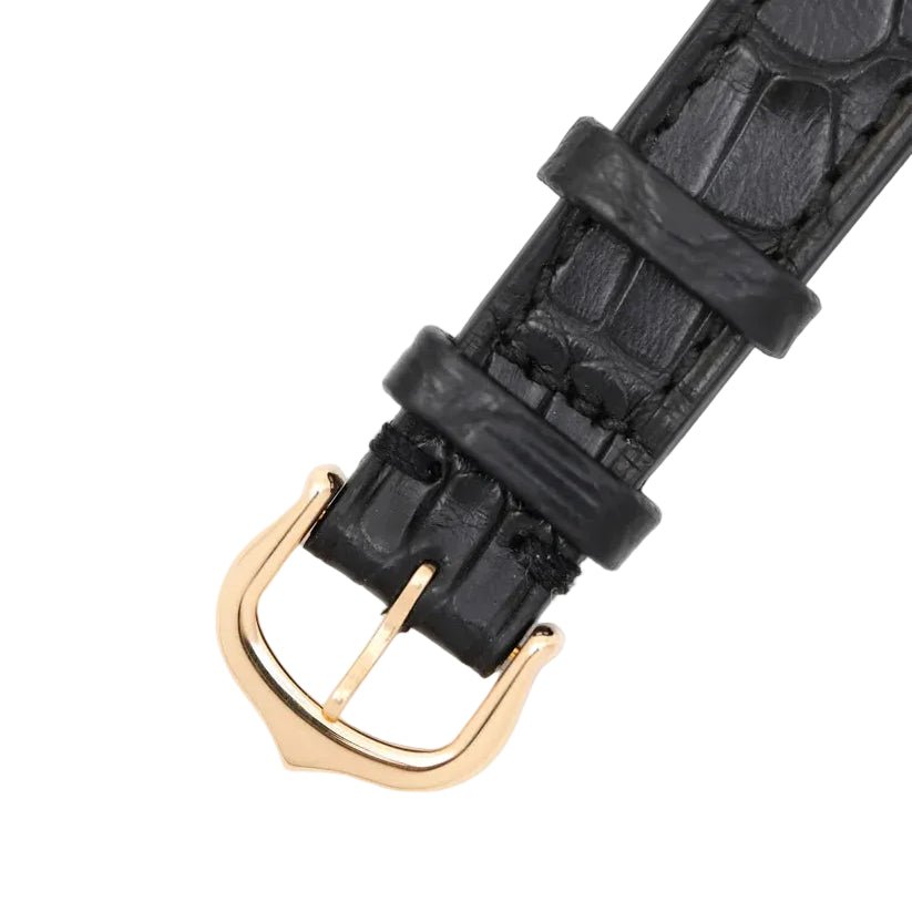 Montre CARTIER "Ceinture" PM en or jaune et cuir - Castafiore