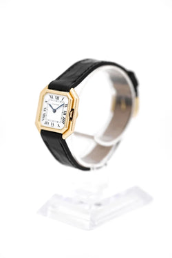 Montre CARTIER "Ceinture" PM en or jaune et cuir - Castafiore