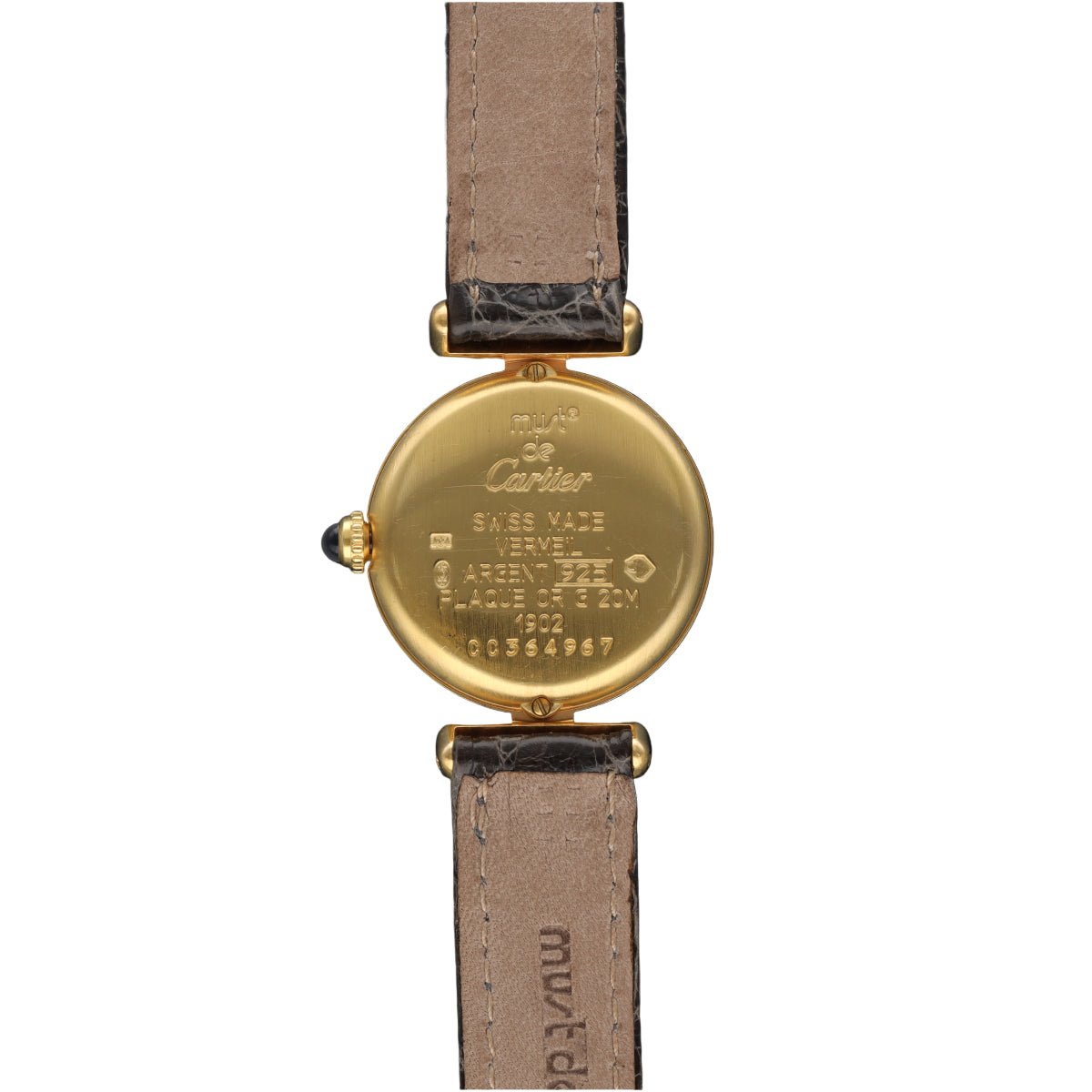 Montre CARTIER "Colisée Must" en vermeil et quartz - Castafiore