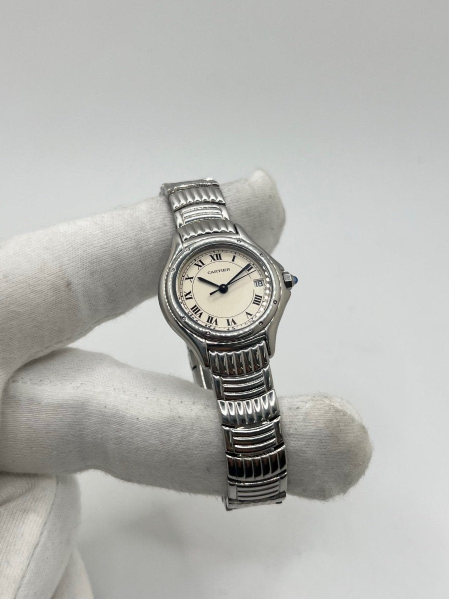 Montre CARTIER "Cougar" en acier - Castafiore