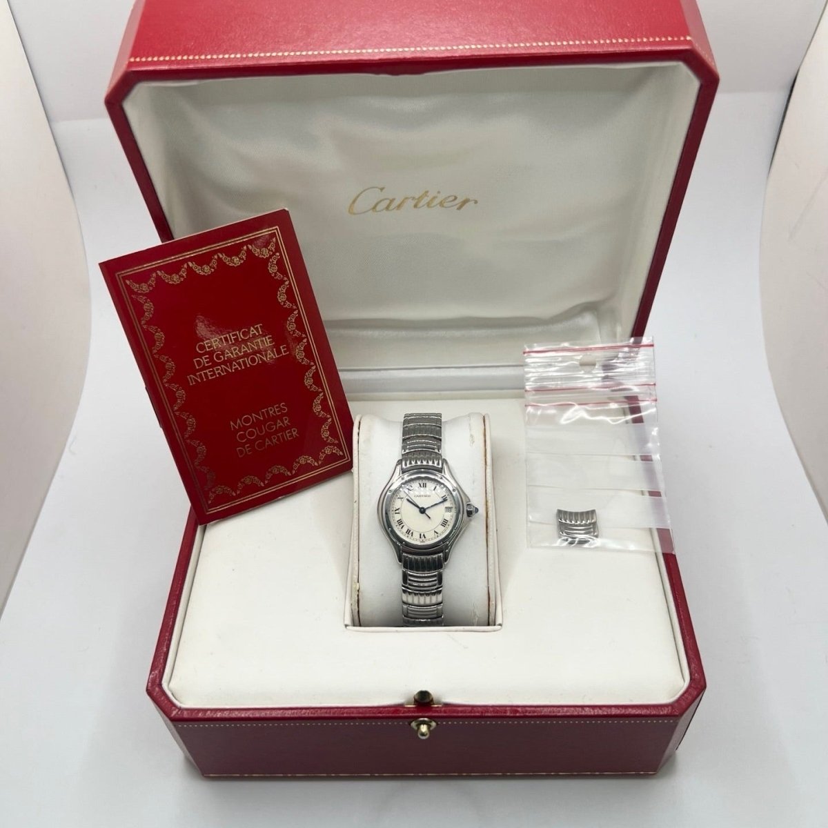 Montre CARTIER "Cougar" en acier - Castafiore