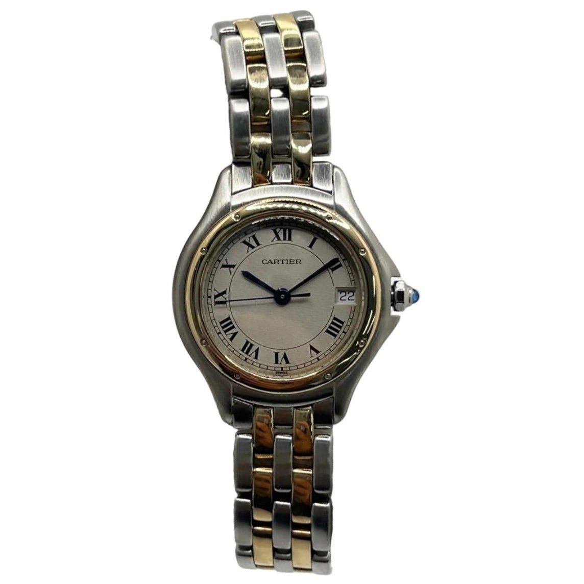 Montre CARTIER "Cougar" en or jaune et acier - Castafiore