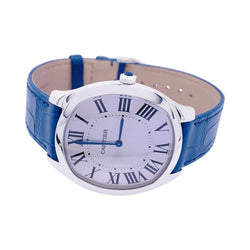Montre CARTIER "Drive de Cartier Extra-Plate" en acier et cuir - Castafiore