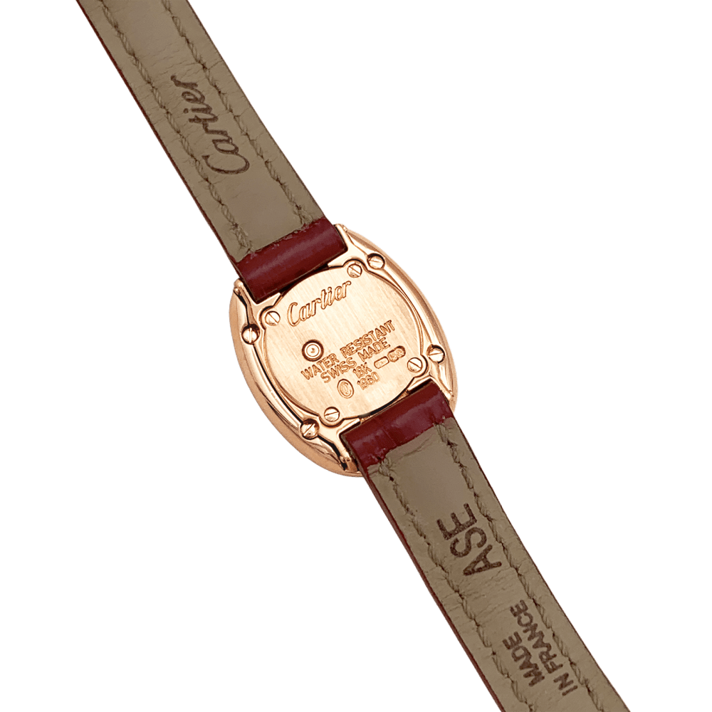 Watch Cartier, "Mini Baignoire", yellow gold.