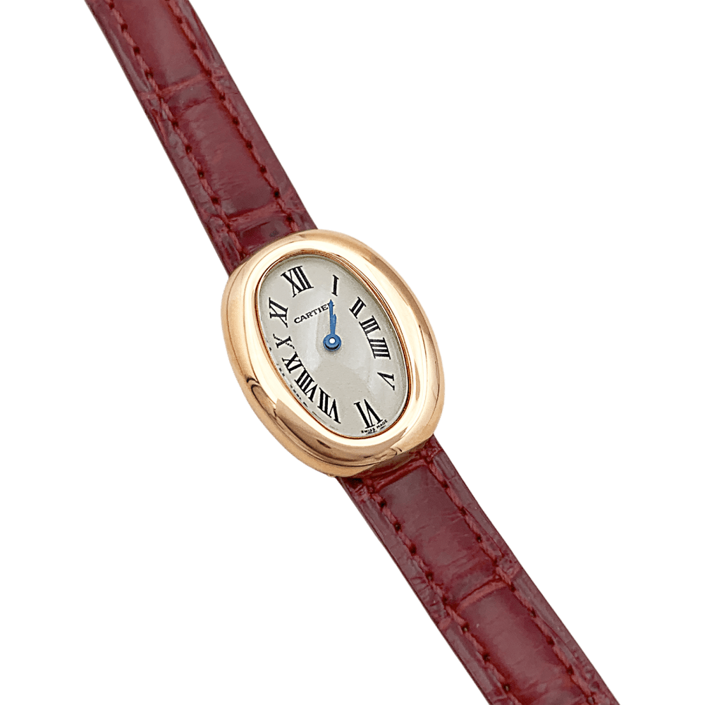 Watch Cartier, "Mini Baignoire", yellow gold.