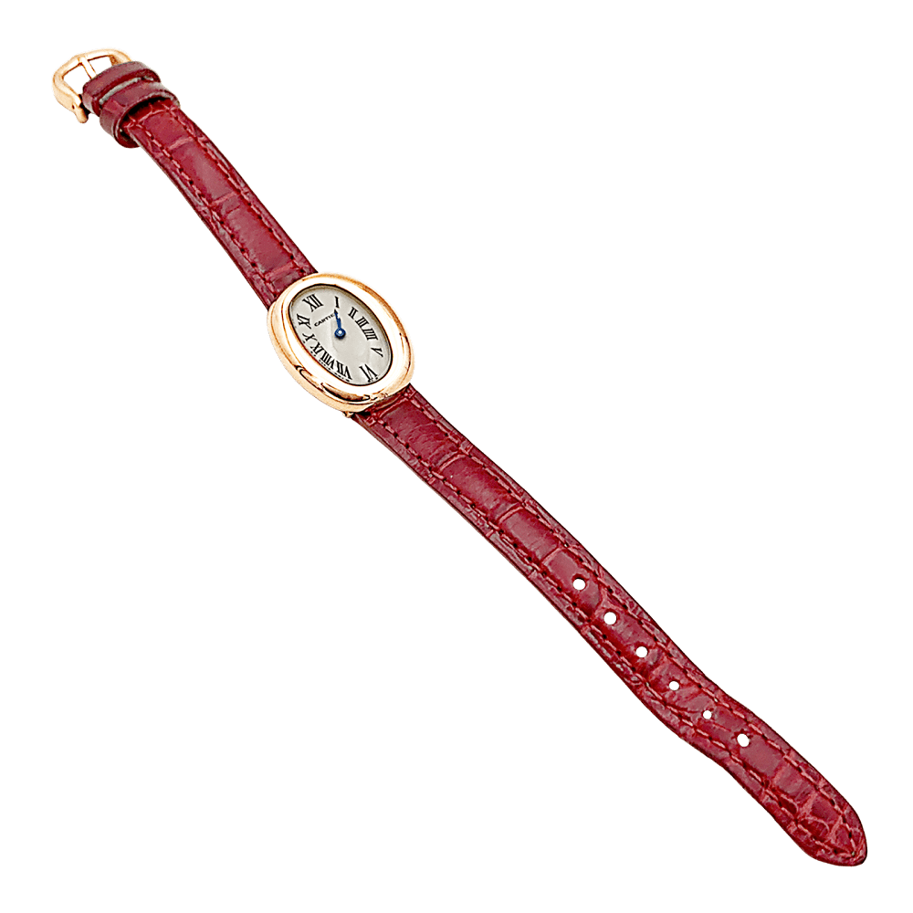 Watch Cartier, "Mini Baignoire", yellow gold.