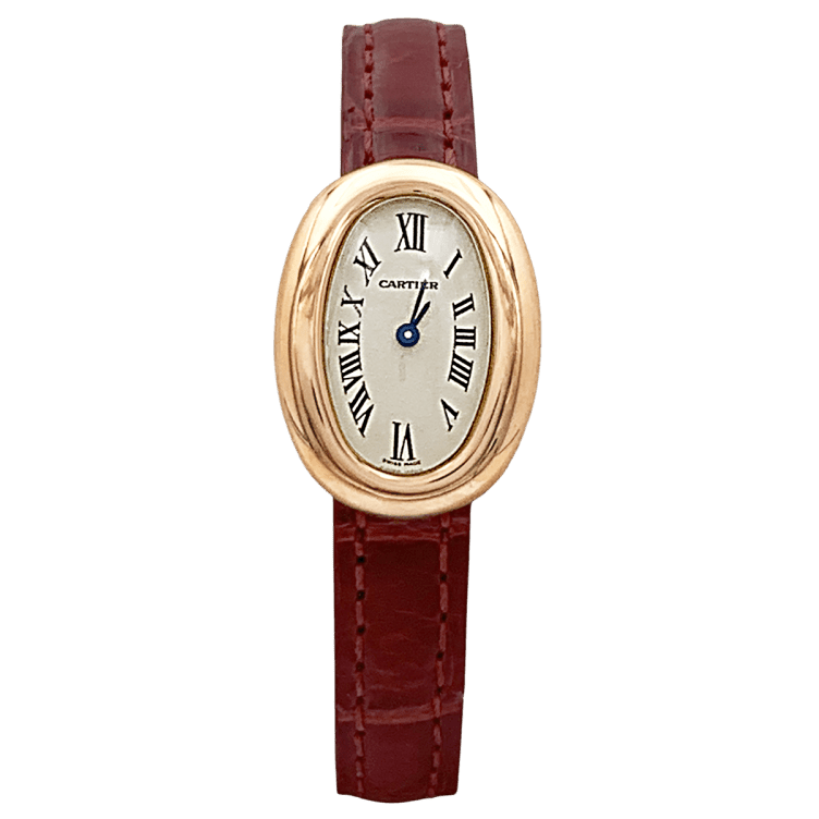 Watch Cartier, "Mini Baignoire", yellow gold.