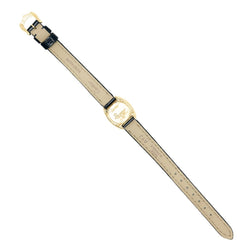 Montre CARTIER "Mini baignoire" en or jaune et cuir crocodile - Castafiore