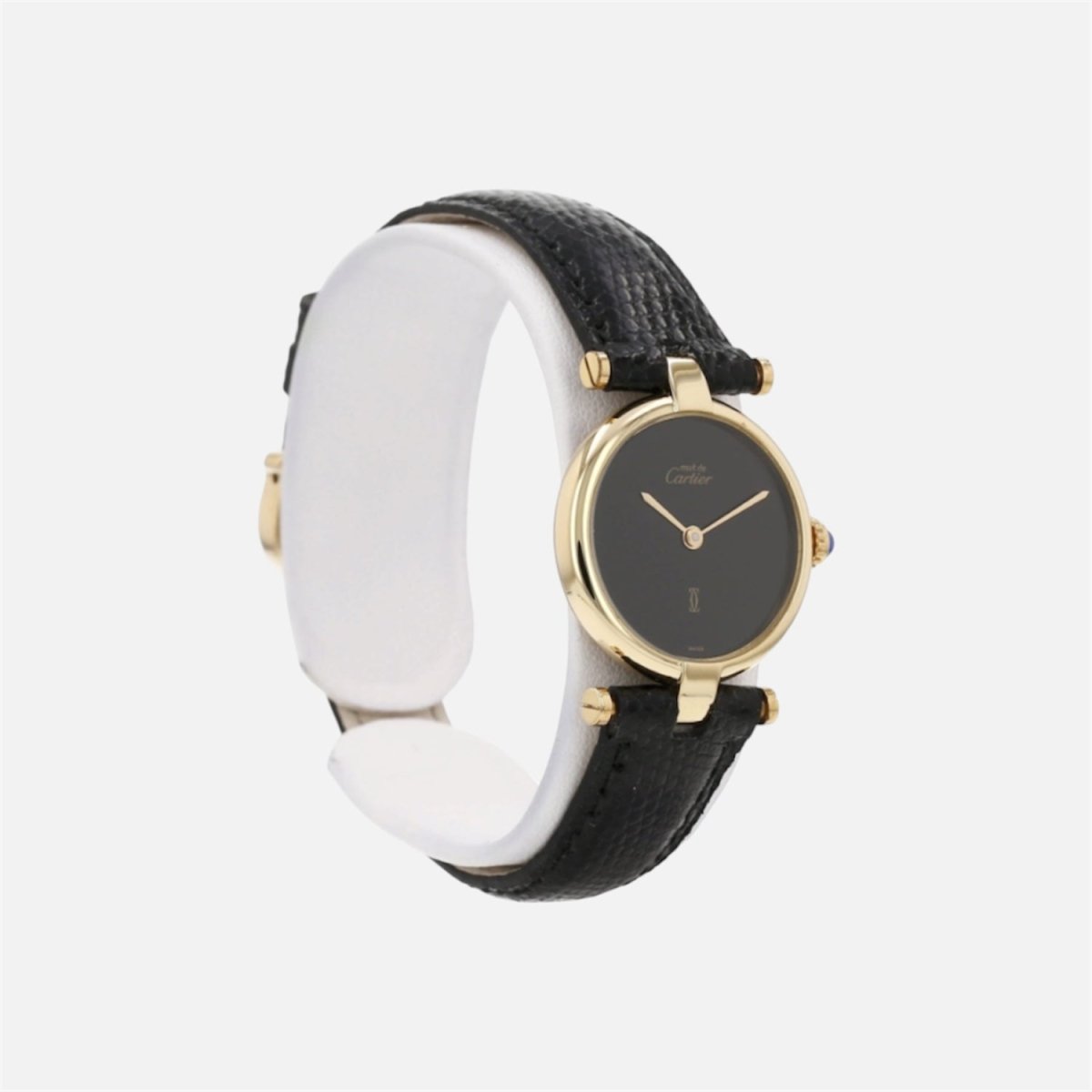 Montre CARTIER "Must de Cartier" en vermeil et cuir - Castafiore