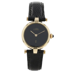 Montre CARTIER "Must de Cartier" en vermeil et cuir - Castafiore