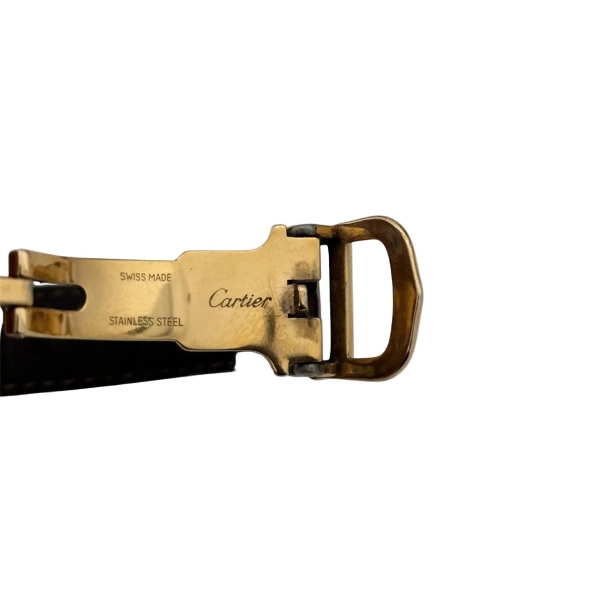 Montre CARTIER "Must ronde" en vermeil et cuir - Castafiore
