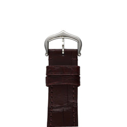 Montre CARTIER "Must Tank" en acier, cuir et quartz - Castafiore