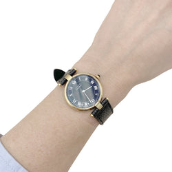 Montre CARTIER "Must Vendôme" en vermeil et cuir - Castafiore