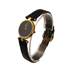 Montre CARTIER "Must Vendôme" en vermeil et cuir - Castafiore