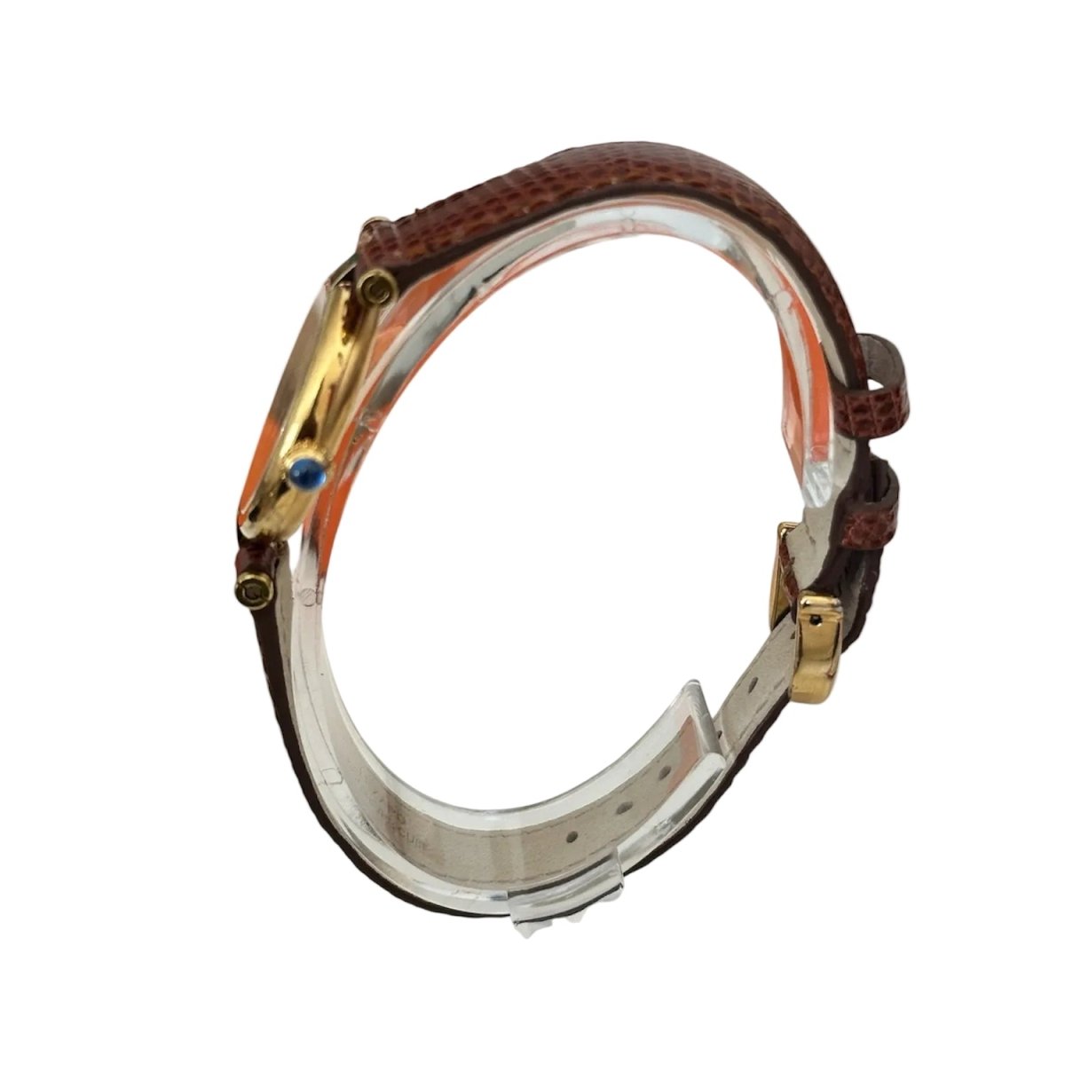 Watch CARTIER Must Vendôme Vermeil in ruddy and quartz