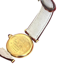 Watch CARTIER Must Vendôme Vermeil in ruddy and quartz