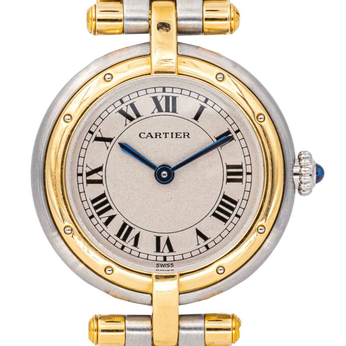 Montre CARTIER "Panthère" en or jaune, acier et quartz - Castafiore