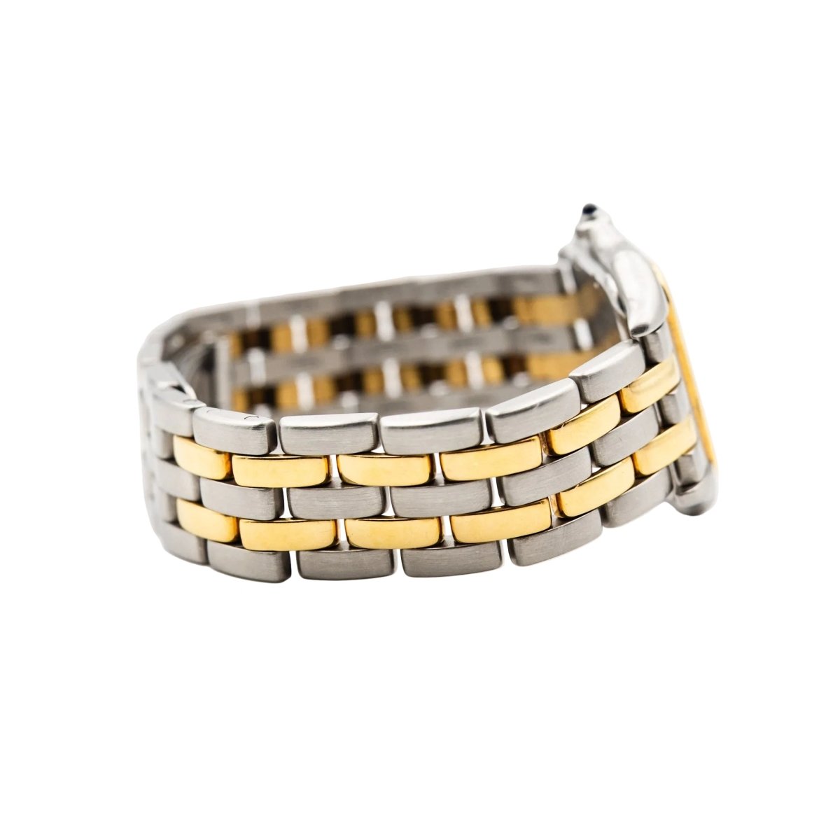 Montre CARTIER "Panthère" en or jaune, acier et quartz - Castafiore