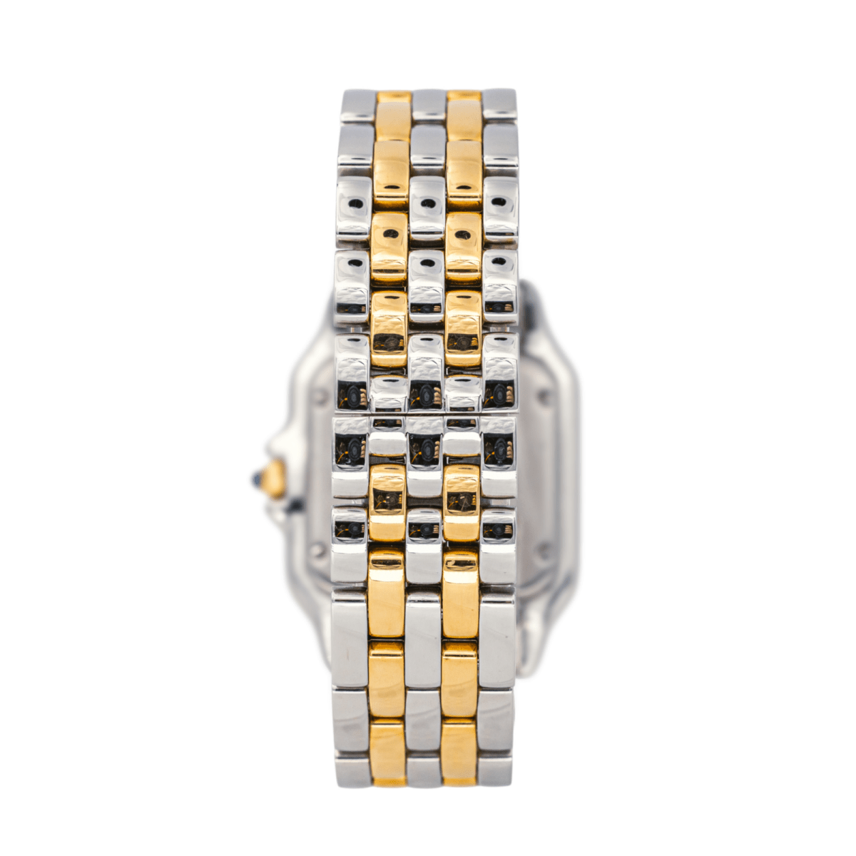 Montre CARTIER "Panthère" en or jaune, acier et quartz - Castafiore