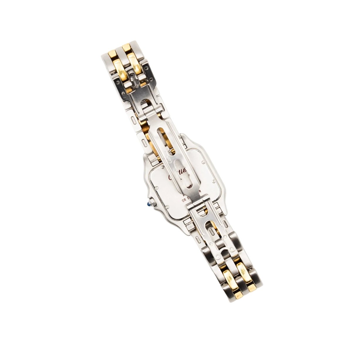 Montre CARTIER "Panthère" en or jaune, acier et quartz - Castafiore