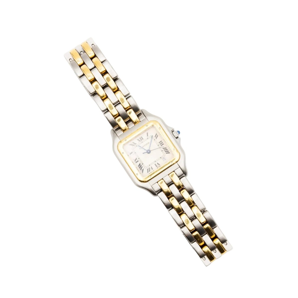 Montre CARTIER "Panthère" en or jaune, acier et quartz - Castafiore